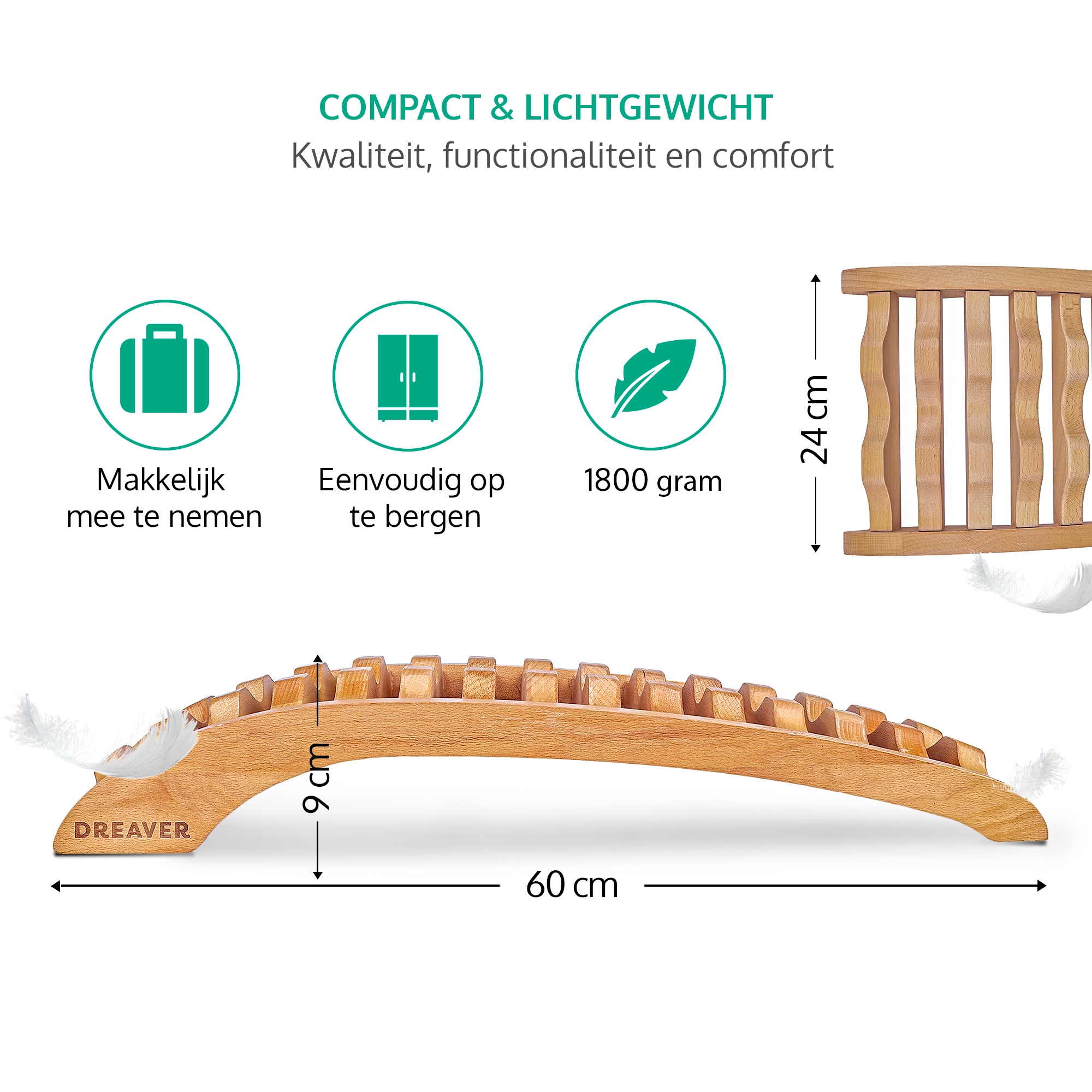 Dreaver Backstretcher - Buchenholz